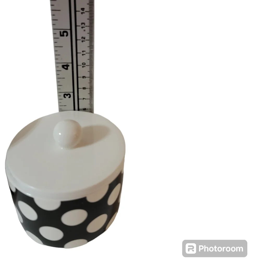 Sephora Polka Dot Vanity Jar Set